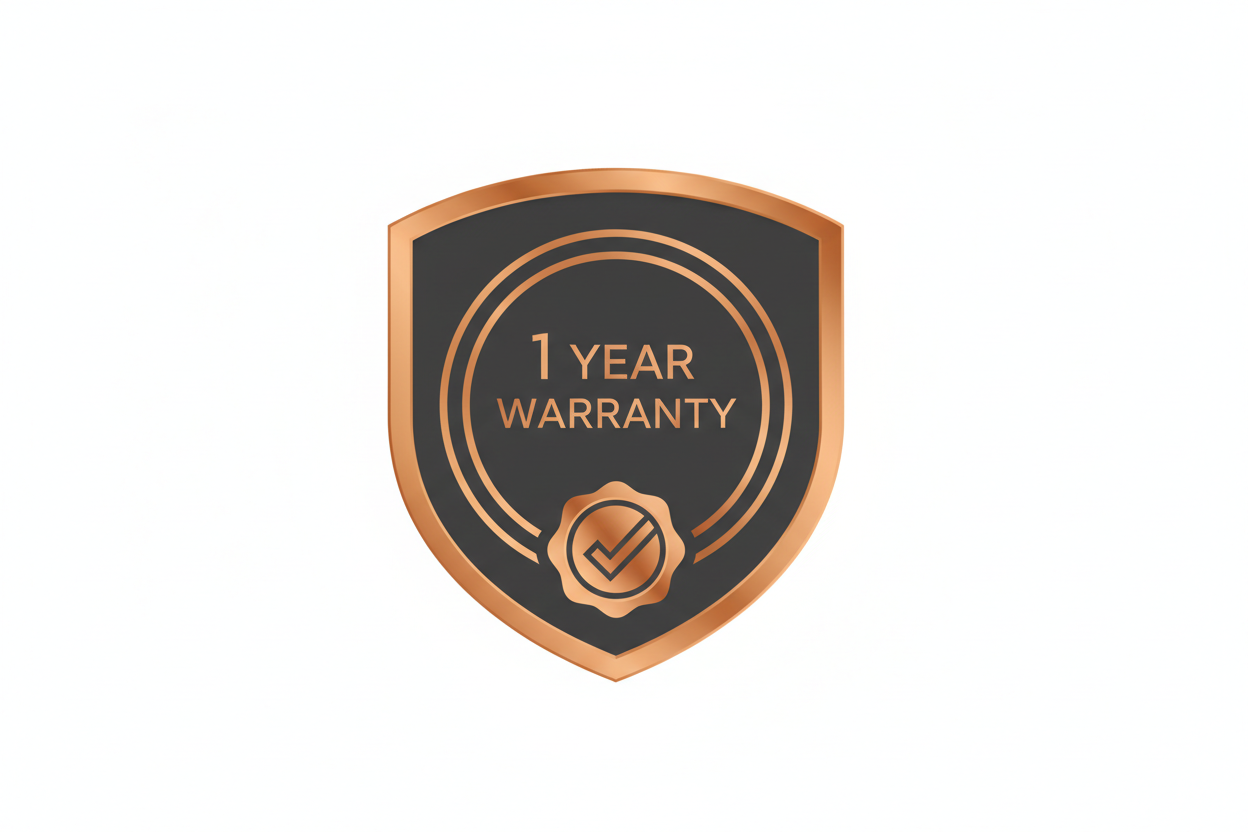 1 Year Warranty Badge
