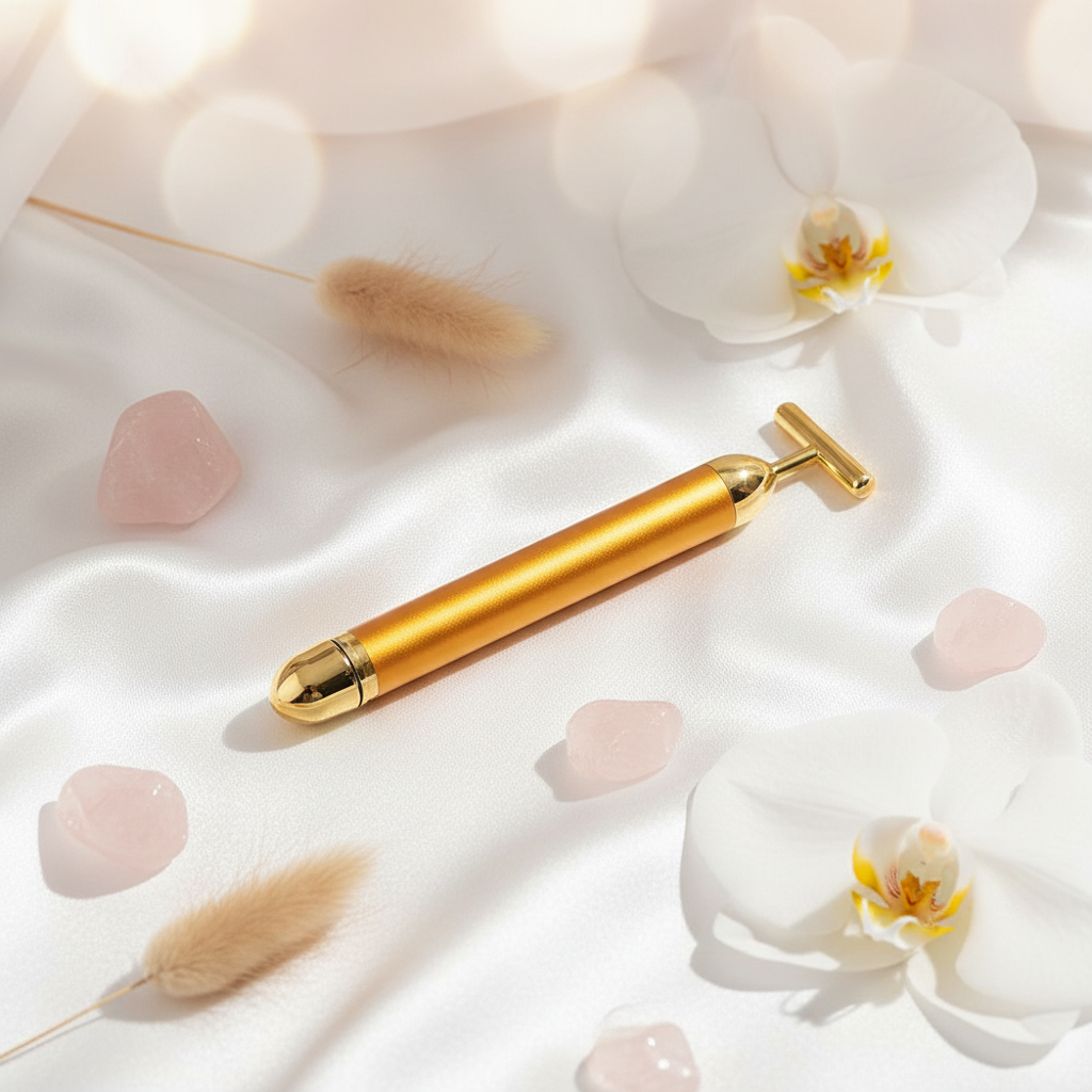 24K Gold Beauty Bar - elevated aesthetic shot