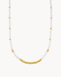 Pearl & Gold Bead Choker