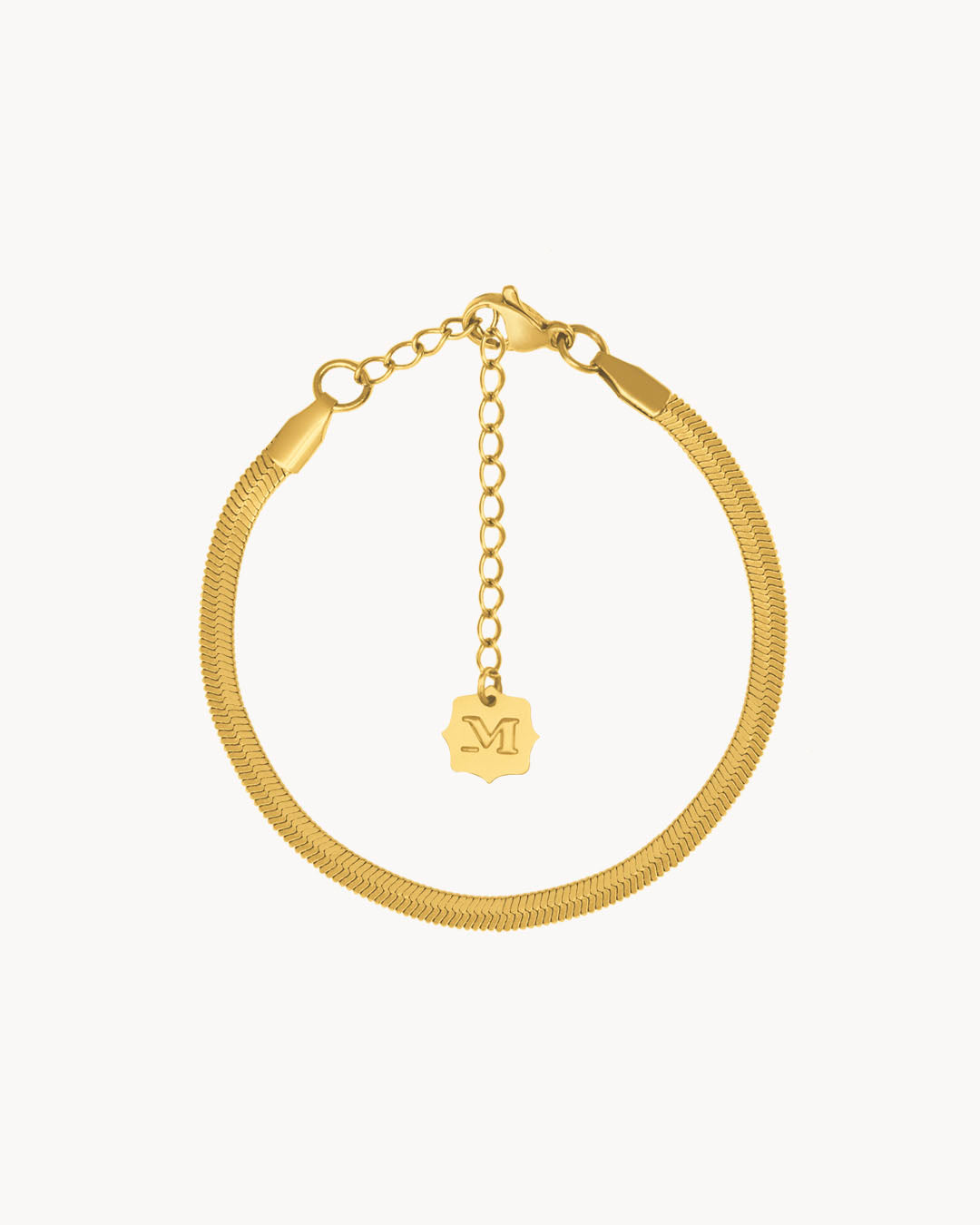 Flat Snake Chain Bracelet