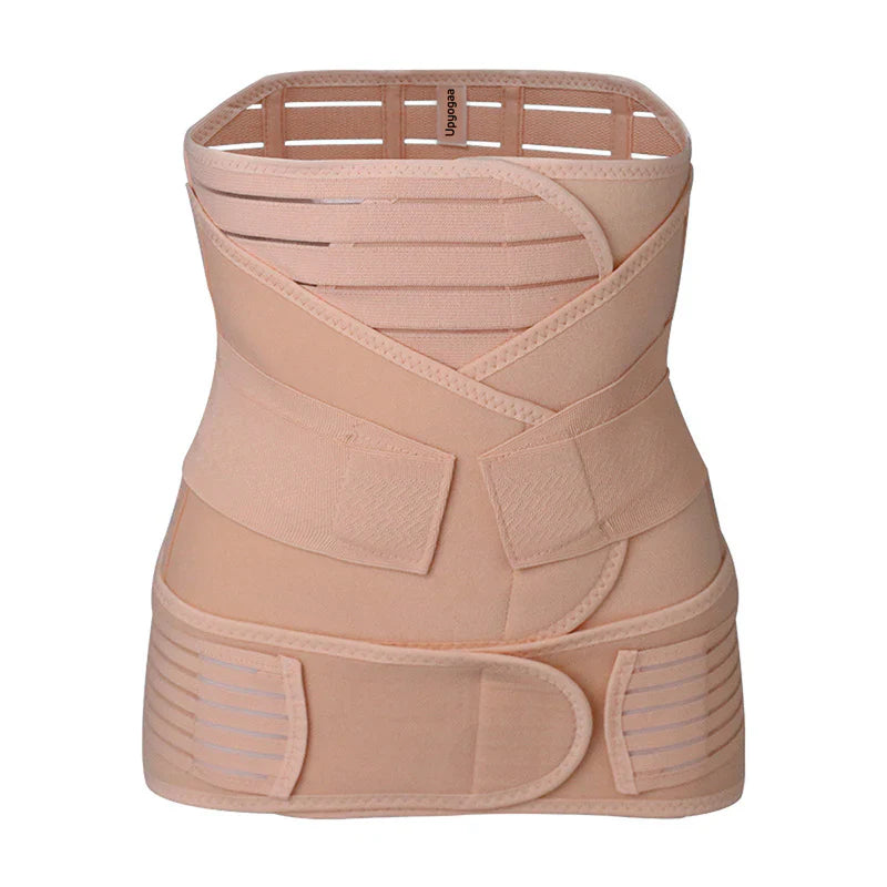 Home of Wellness 3-in-1 Postpartum Belly Belt | Medical-Grade Fabric | Breathable | Skin Friendly| 1 Year Warranty