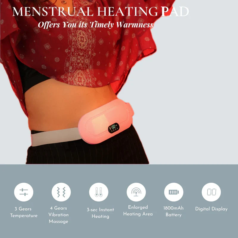 Dynamic Heat & Massage Therapy for Period Cramps | 1 Year Warranty | Home of Wellness