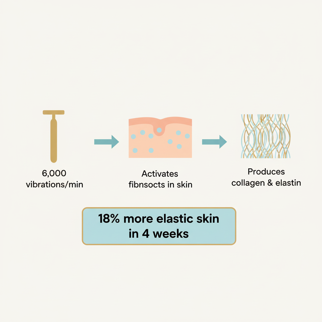 Collagen synthesis - simple 3-step infographic