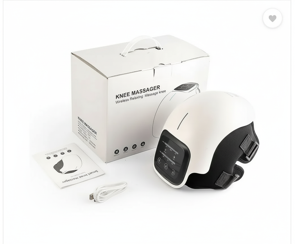 High-quality knee massager product photography