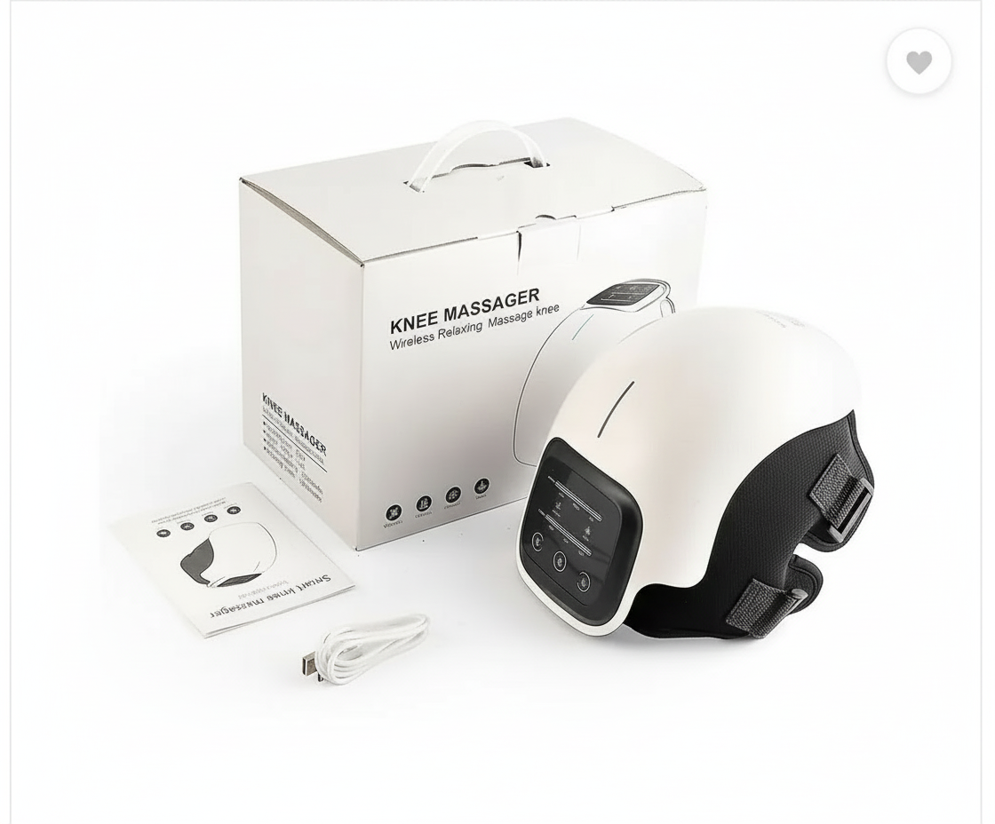 High-quality knee massager product photography