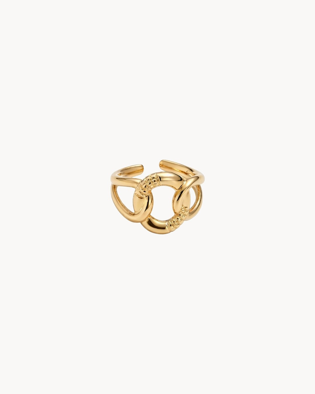 Chain Knot Adjustable Ring
