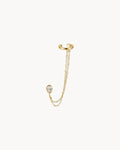 Dew Drop Chain Ear Cuffs