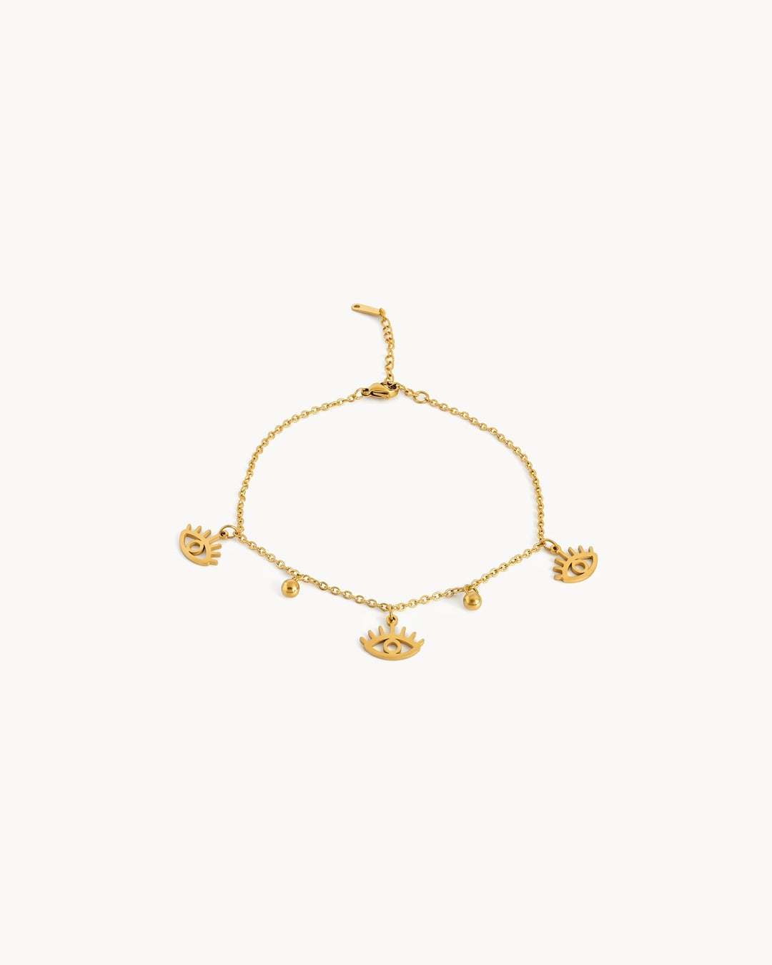 Evil Eye Charm Anklets (Pair)