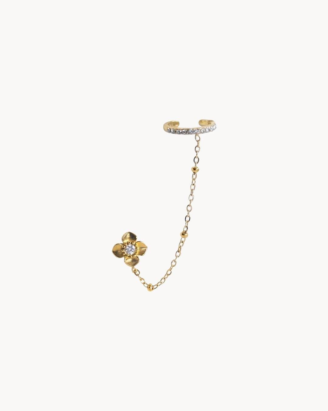 Flower Chain Ear Cuffs