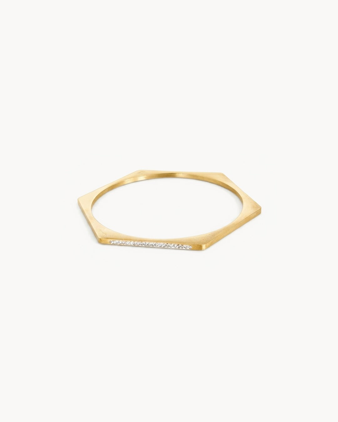 Hexagon Crystal Bangle