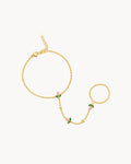 Pink Tulip Hand Chain