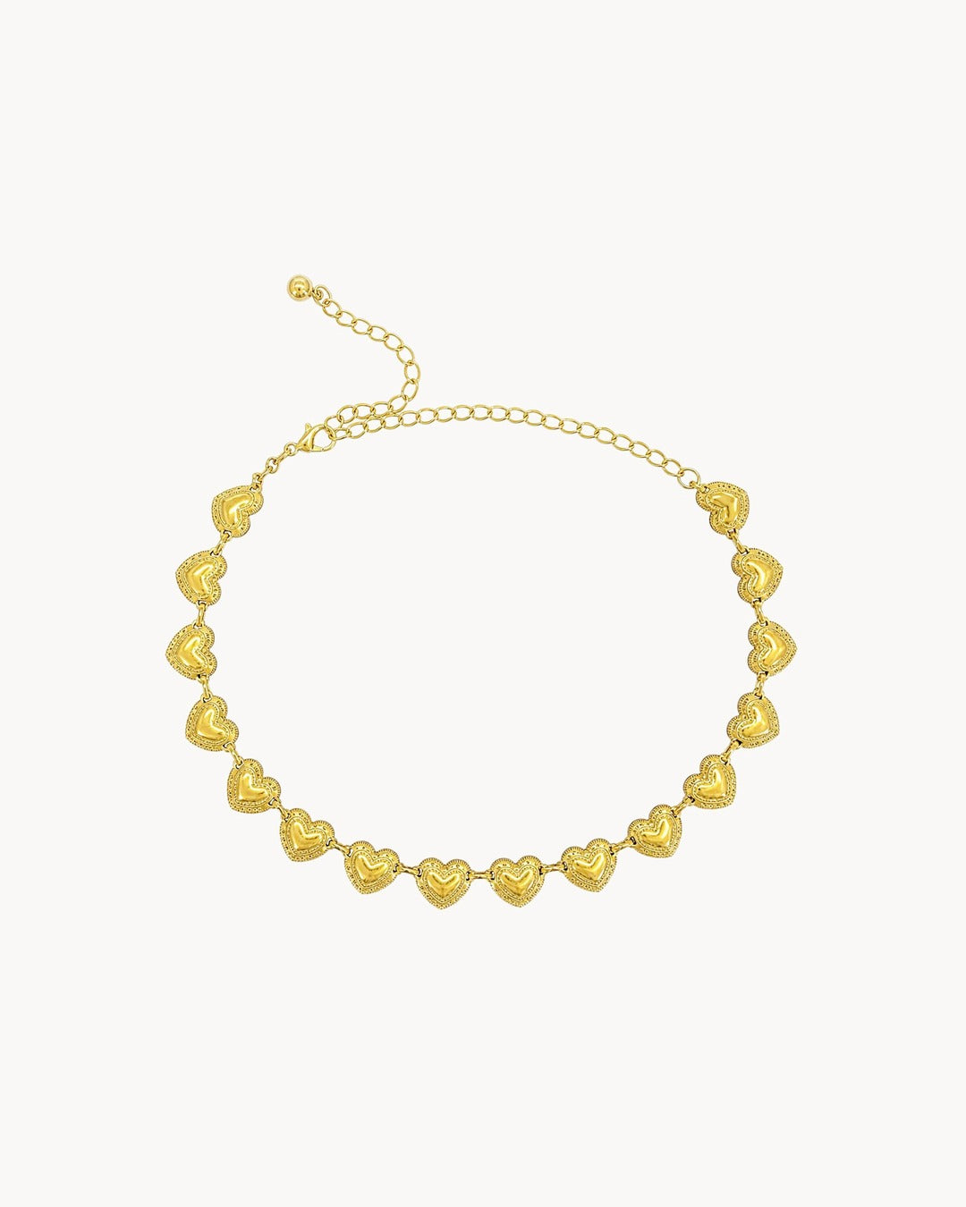 Puffed Heart Waist Belt