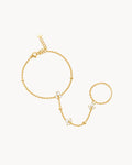 White Tulip Hand Chain